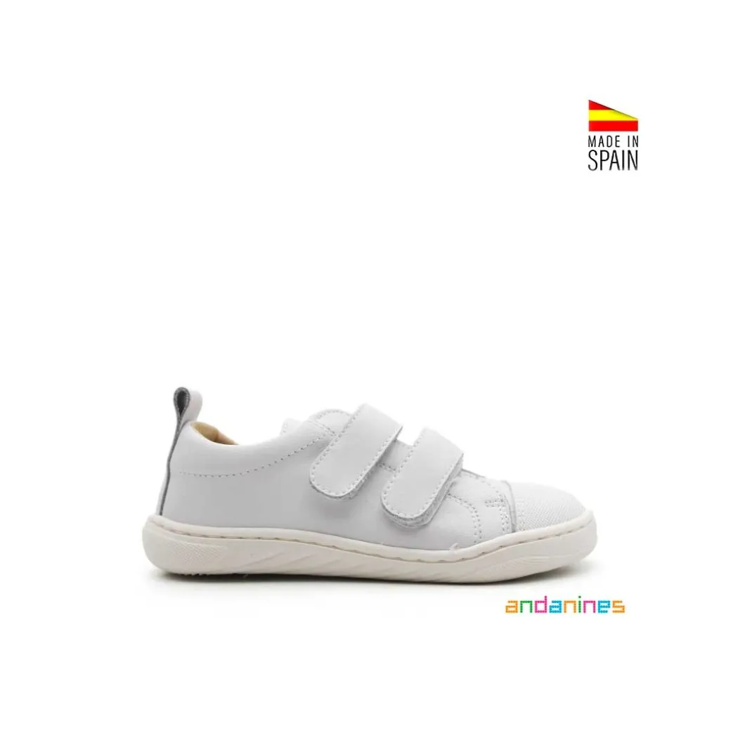 Zapatillas blancas barefoot Andanines