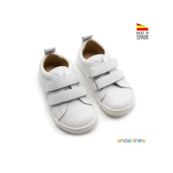 Zapatillas blancas barefoot Andanines