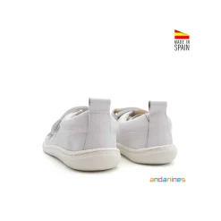 Zapatillas blancas barefoot Andanines