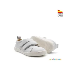 Zapatillas blancas barefoot Andanines