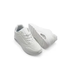 Zapatillas blancas con cámara de aire
