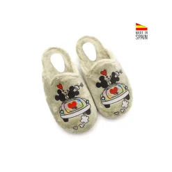Zapatillas casa Mickey Mouse kaki