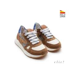 Zapatillas con cordones de serraje Clic!