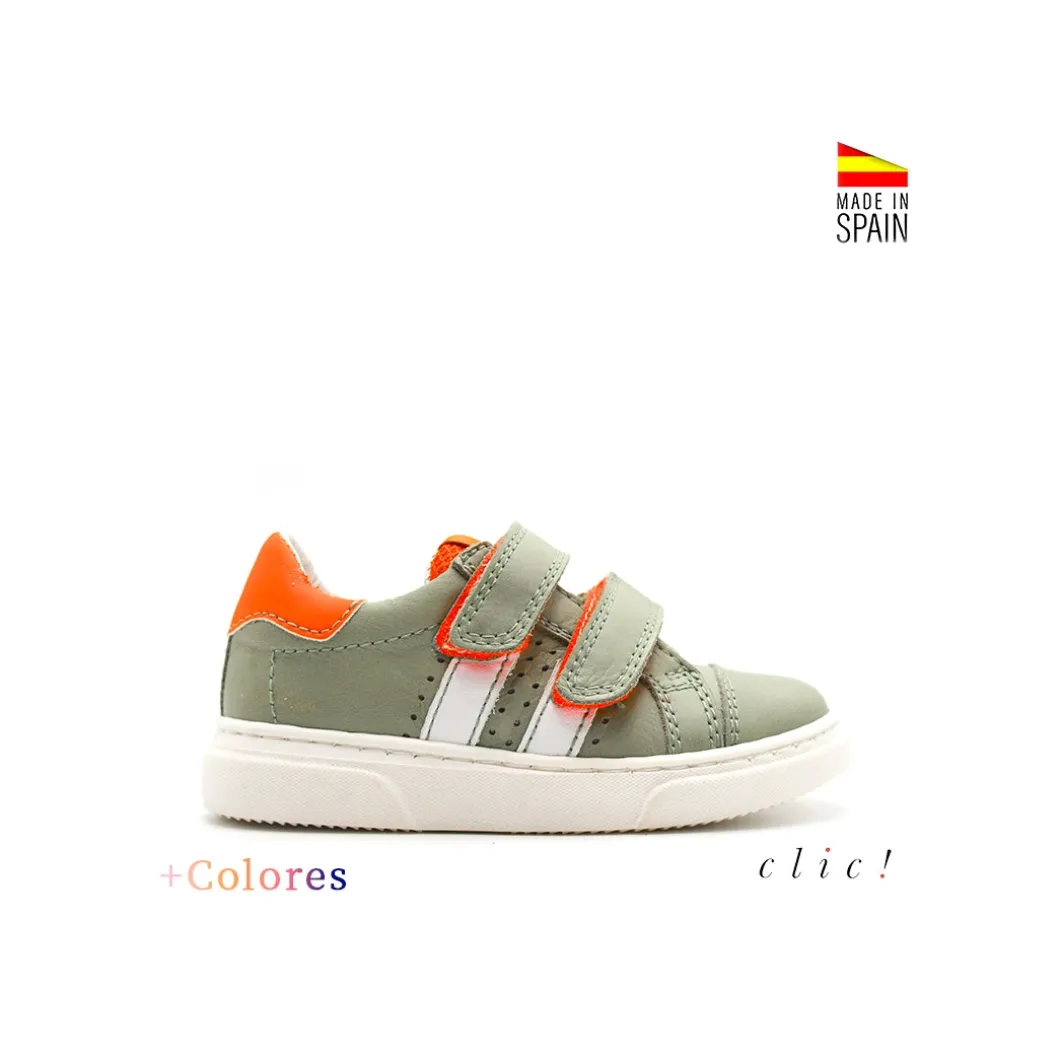 Zapatillas con doble velcro Clic!
