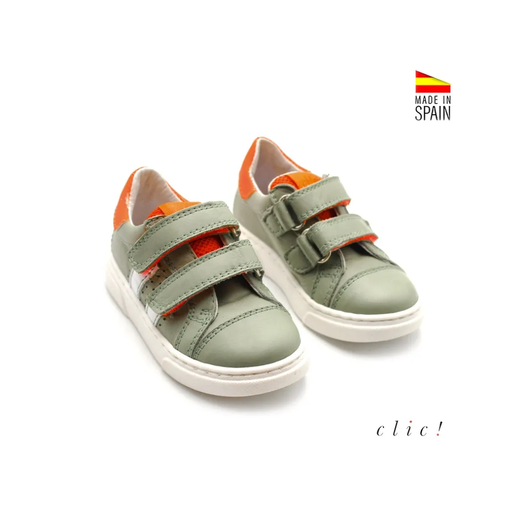 Zapatillas con doble velcro Clic!