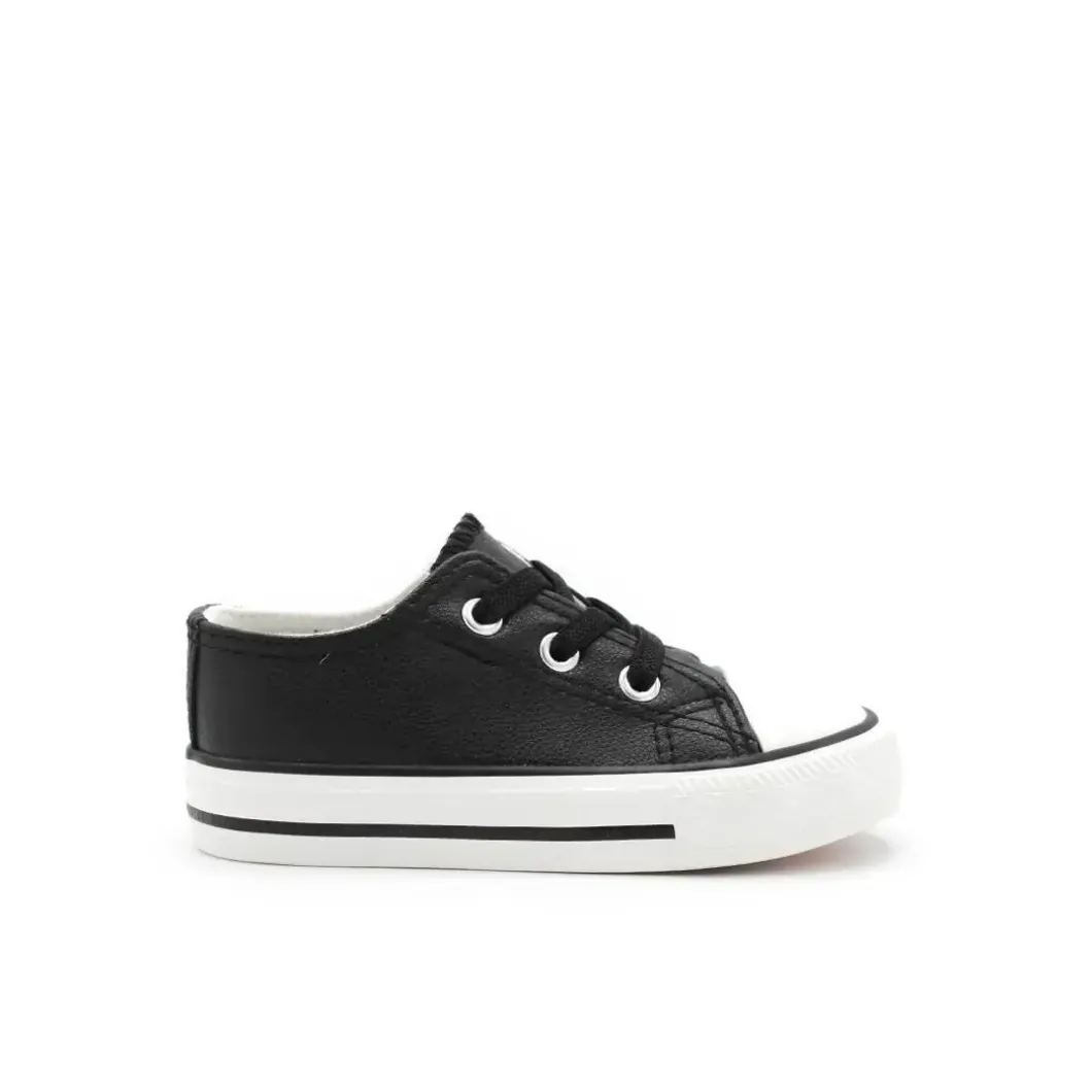 Zapatillas CV baby polipiel negra