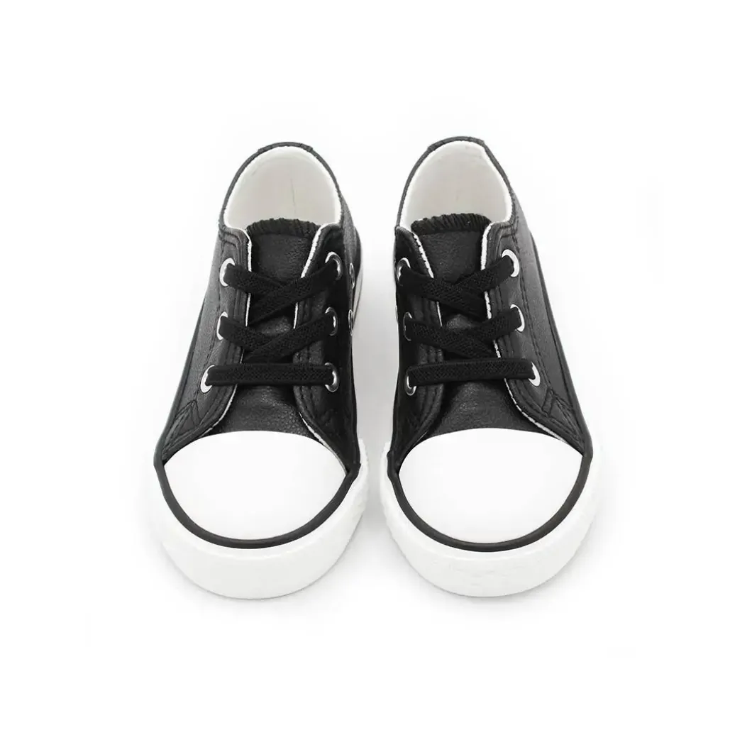 Zapatillas CV baby polipiel negra