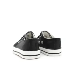 Zapatillas CV baby polipiel negra