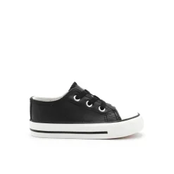 Zapatillas CV junior negra polipiel