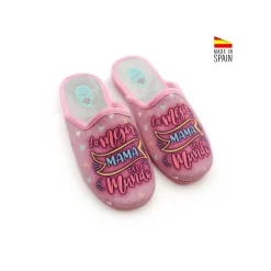 Zapatillas de casa la mejor mamá del mundo