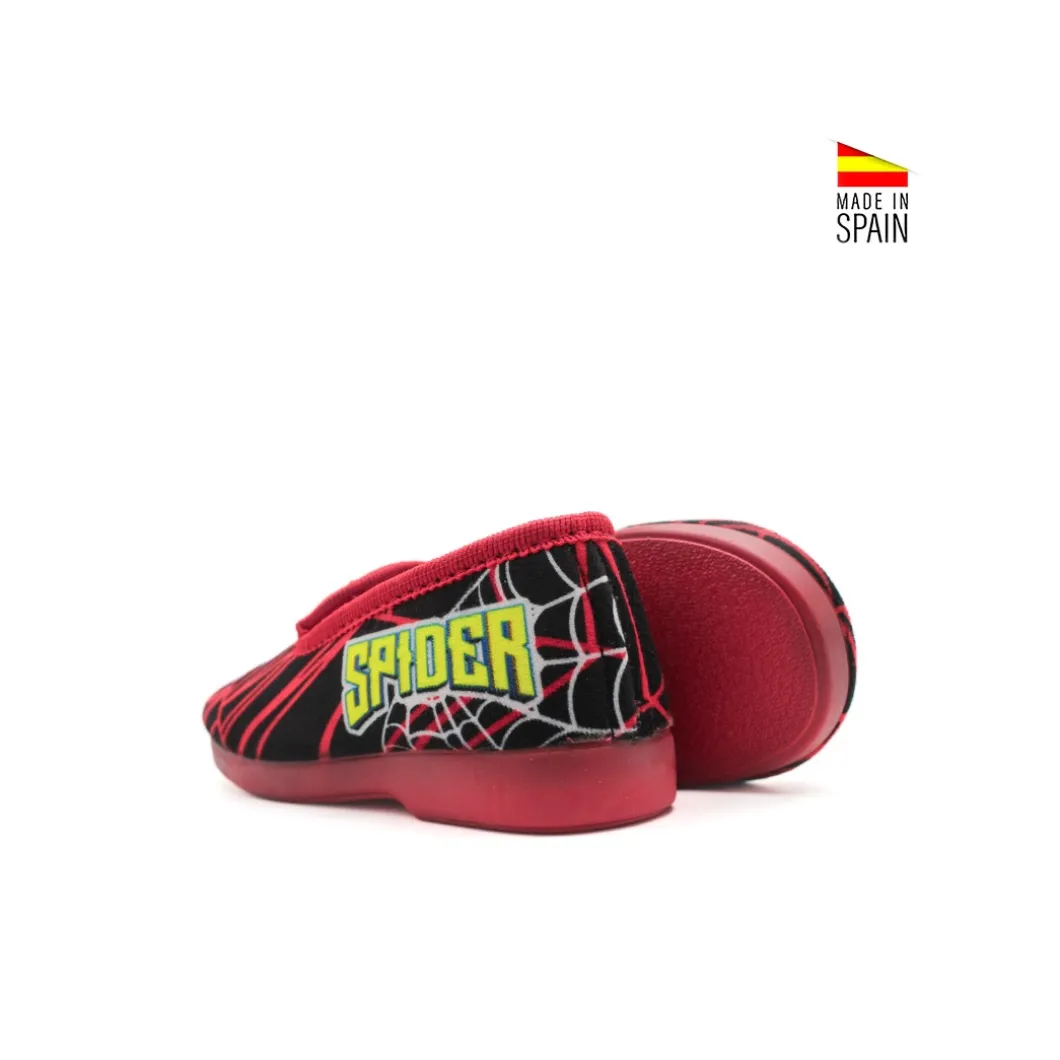 Zapatillas de casa Spider rojo
