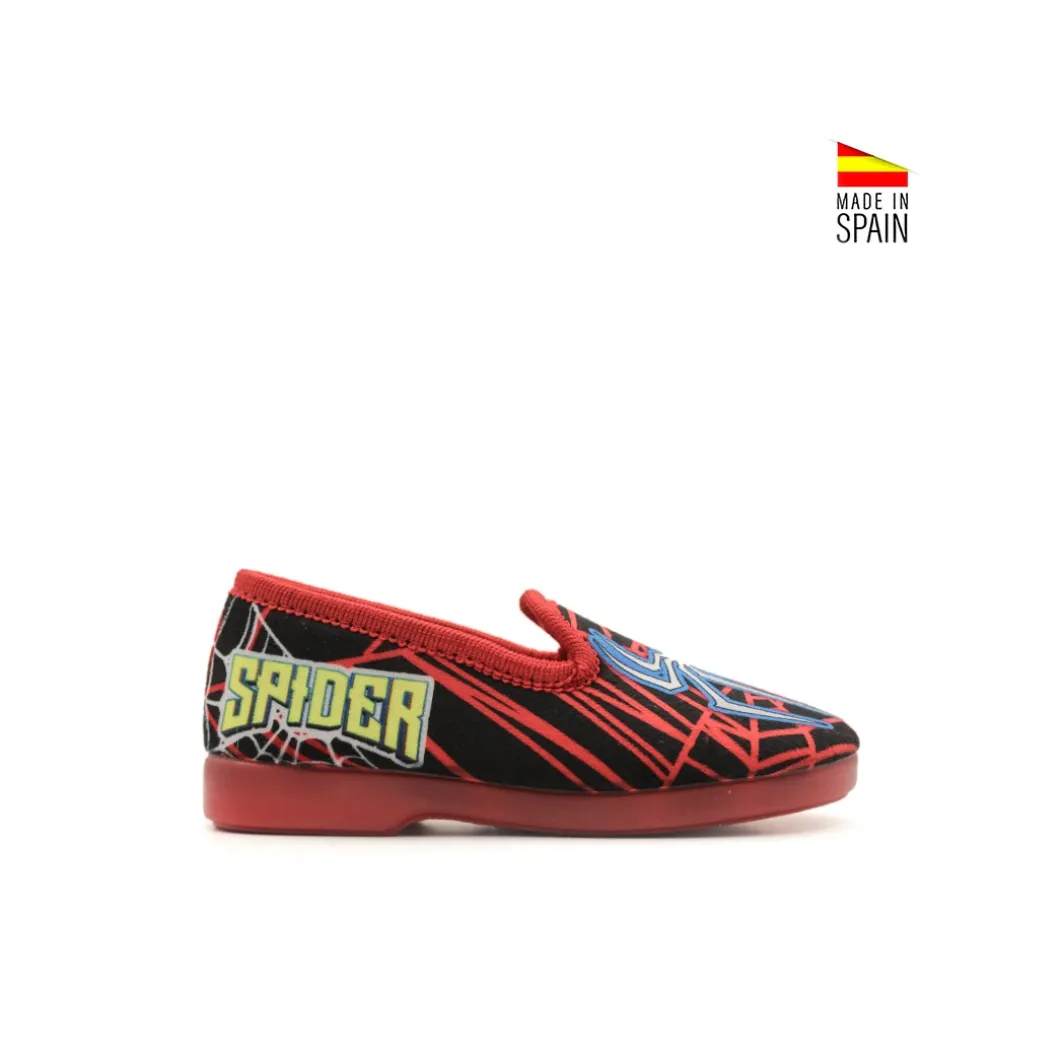 Zapatillas de casa Spider rojo