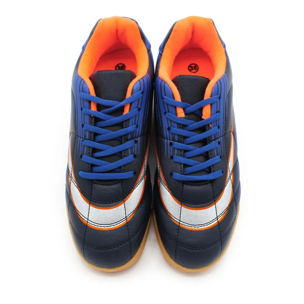 Zapatillas de fútbol sala marino - naranja