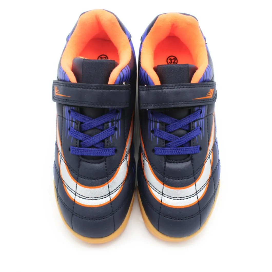 Zapatillas de fútbol sala marino - naranja