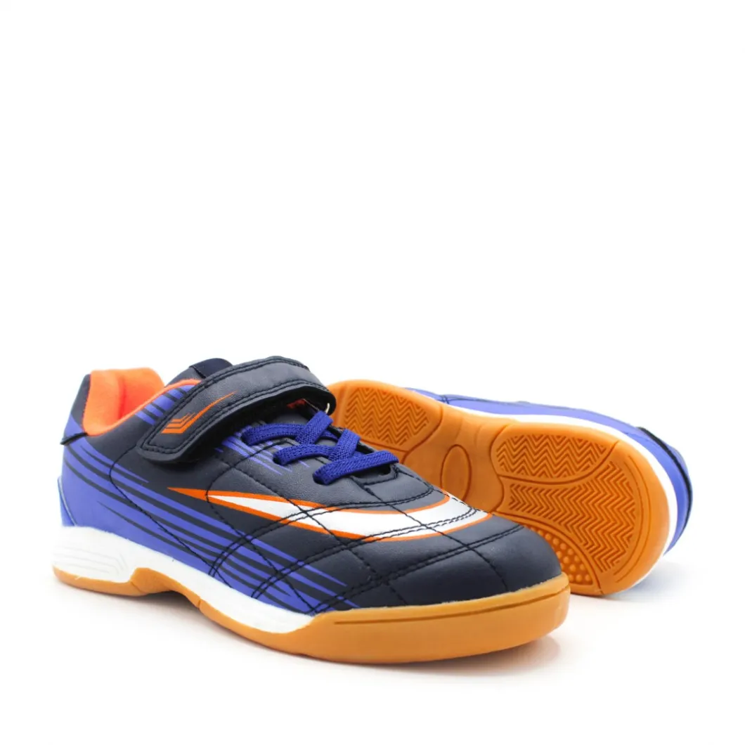 Zapatillas de fútbol sala marino - naranja