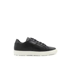 Zapatillas de piel negra