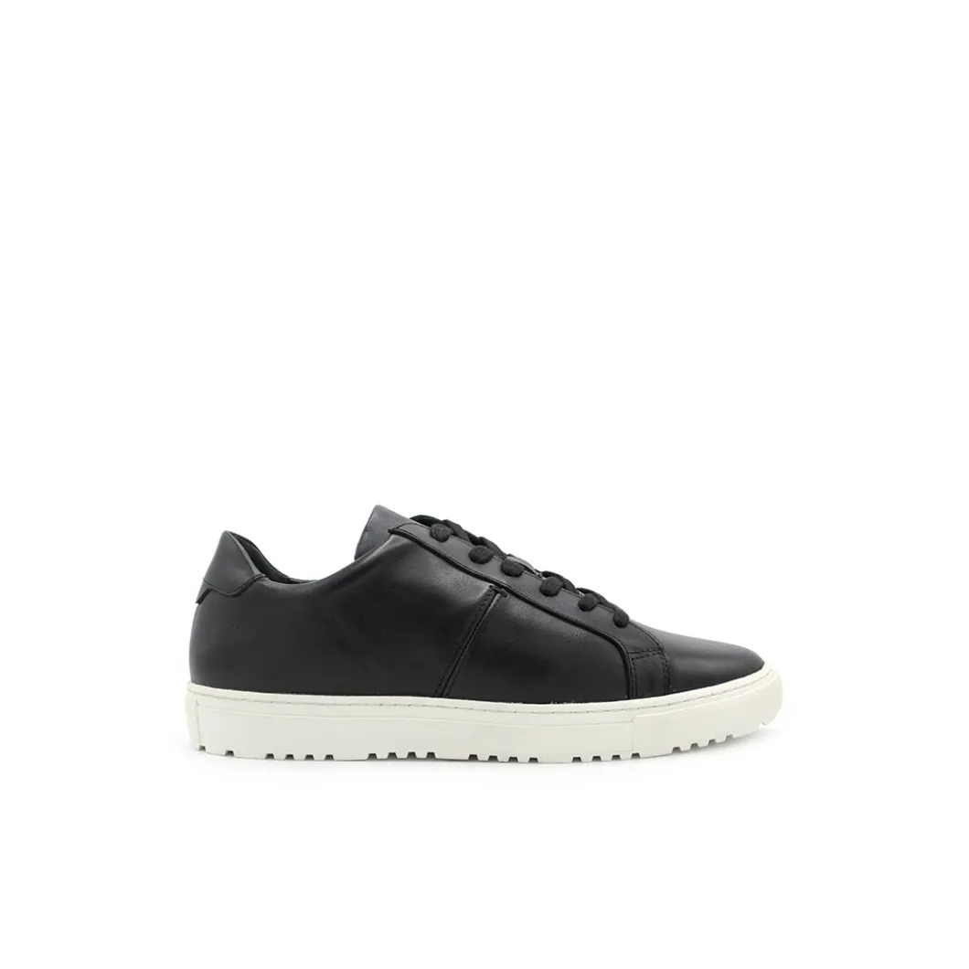 Zapatillas de piel negra
