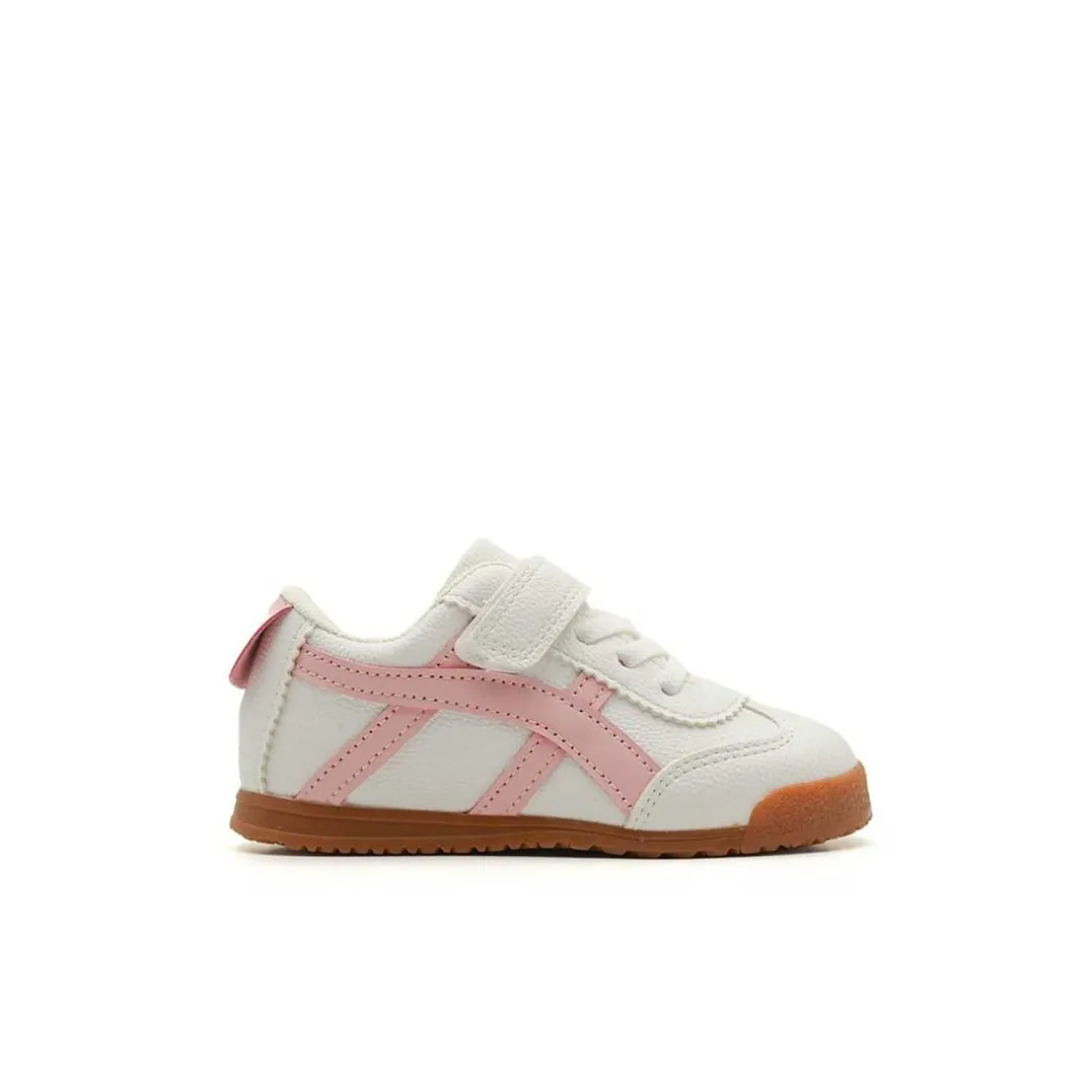 Zapatillas kiora velcro rosa