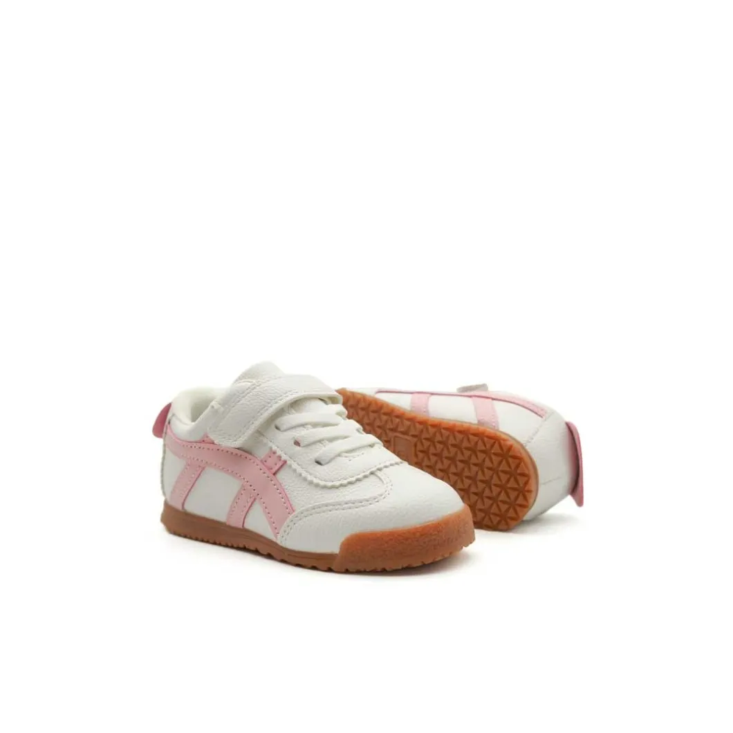 Zapatillas kiora velcro rosa