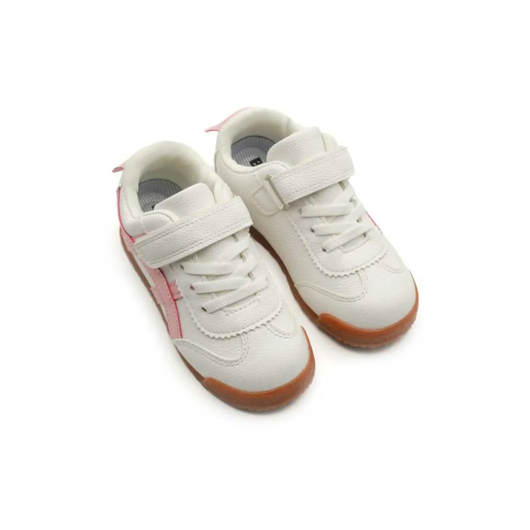 Zapatillas kiora velcro rosa