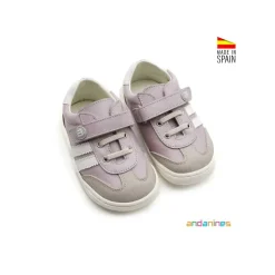 Zapatillas lilas barefoot Andanines