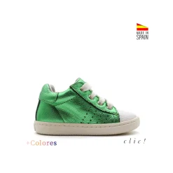 Zapatillas metalizadas cordones de Clic!