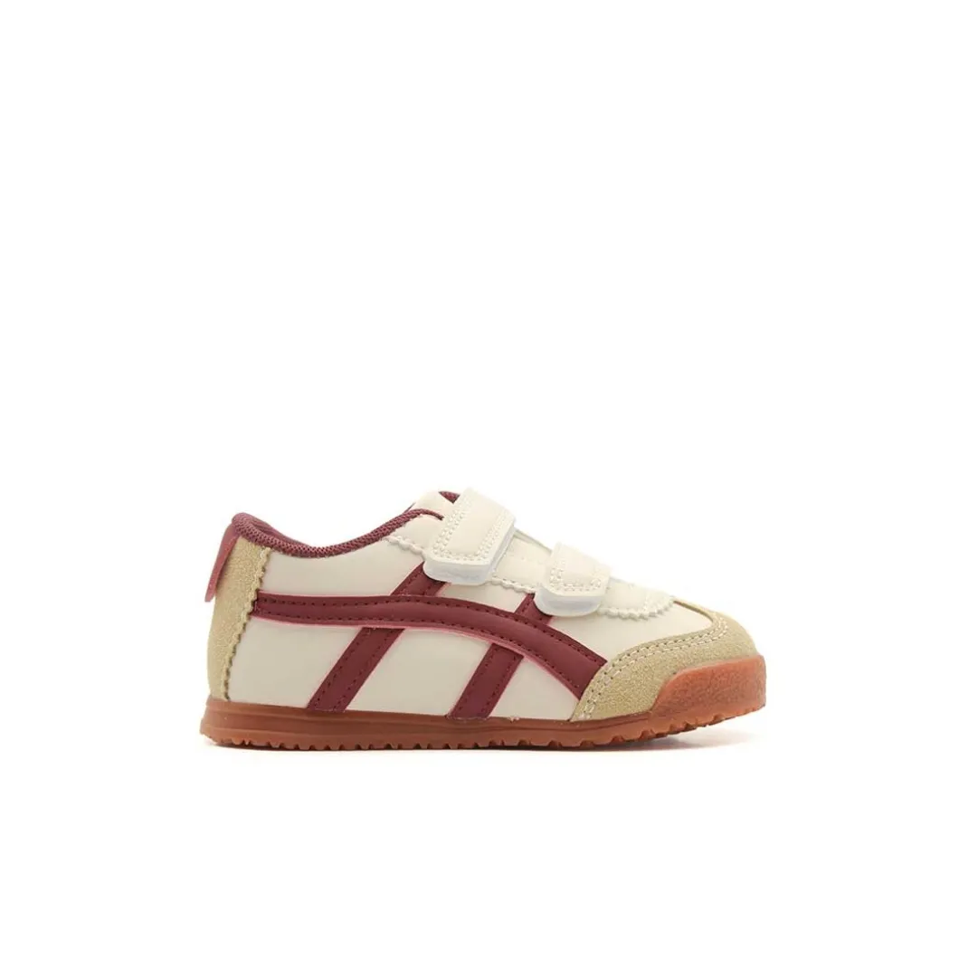 Zapatillas nisuka velcro burdeos