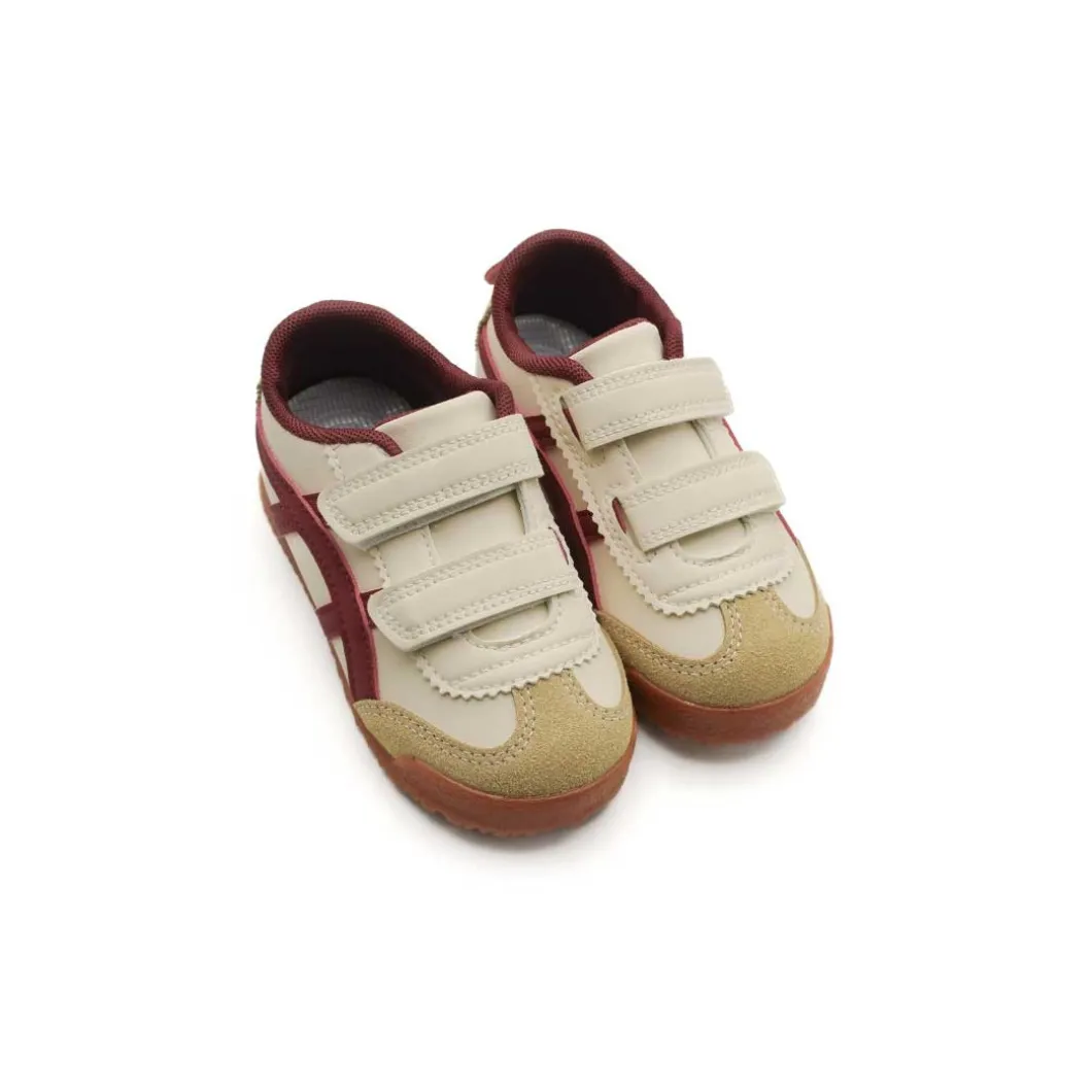 Zapatillas nisuka velcro burdeos