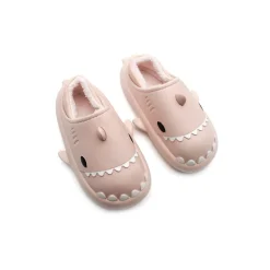 Zapatillas tiburón rosa