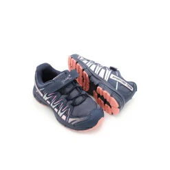 Zapatillas trail con velcro rosa