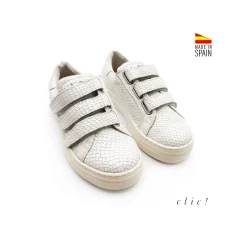 Zapatillas trenzada con velcros Clic!