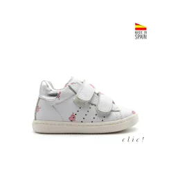 Zapatillas velcro corazones Clic!