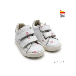 Zapatillas velcro corazones Clic!