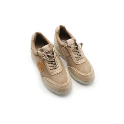 Zapatillas vestir cuña cordón elástico