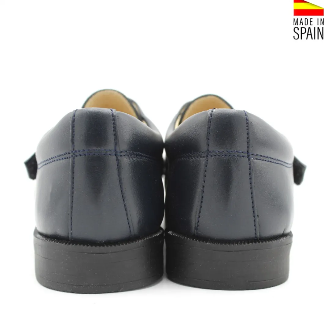 Zapato 1015 velcro azul marino