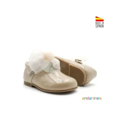 Zapato arena lazo tull Adanines