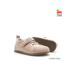 Zapato Barefoot Andanines coco rosa