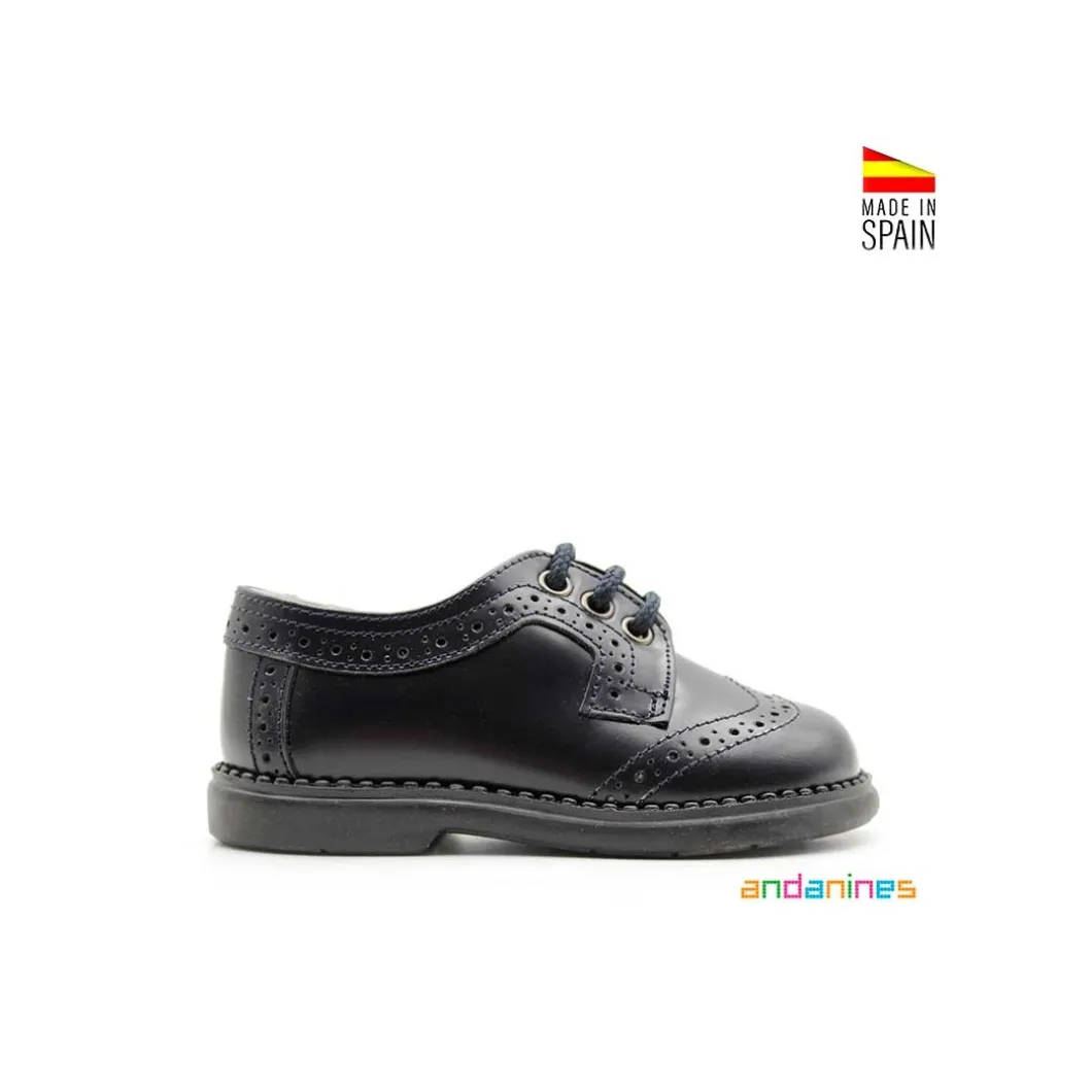 Zapato bebe blucher florentic marino