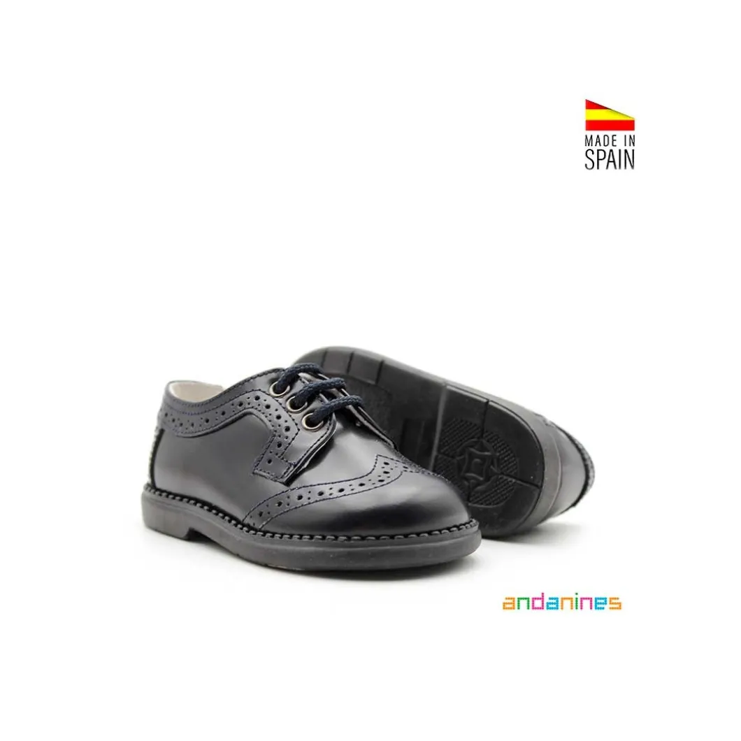 Zapato bebe blucher florentic marino