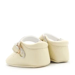 Zapato beige bebe sin suela
