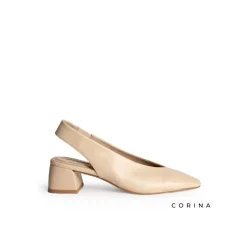 Zapato beige punta clásico
