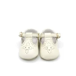 Zapato beige sin suela pepito A2945