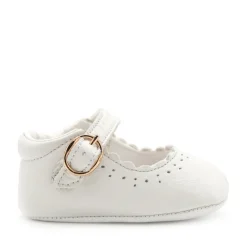 Zapato blanco bebe sin suela