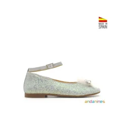 Zapato blanco glitter princess