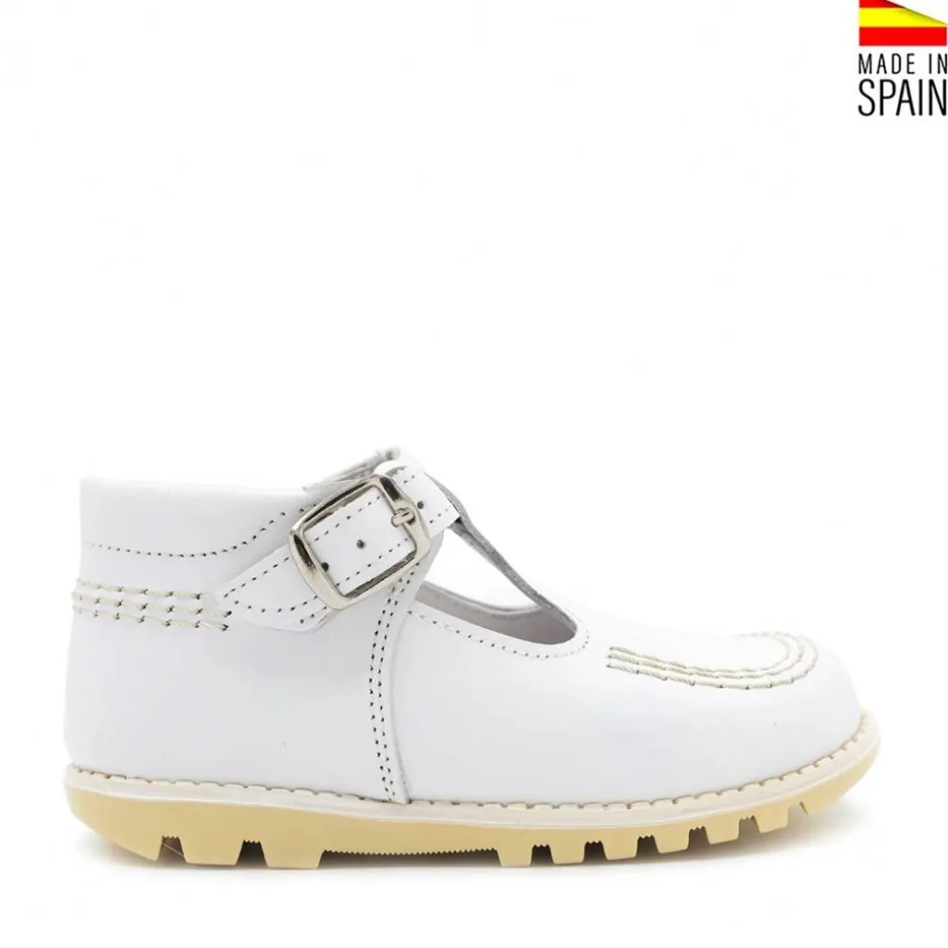 Zapato blanco piel Kike