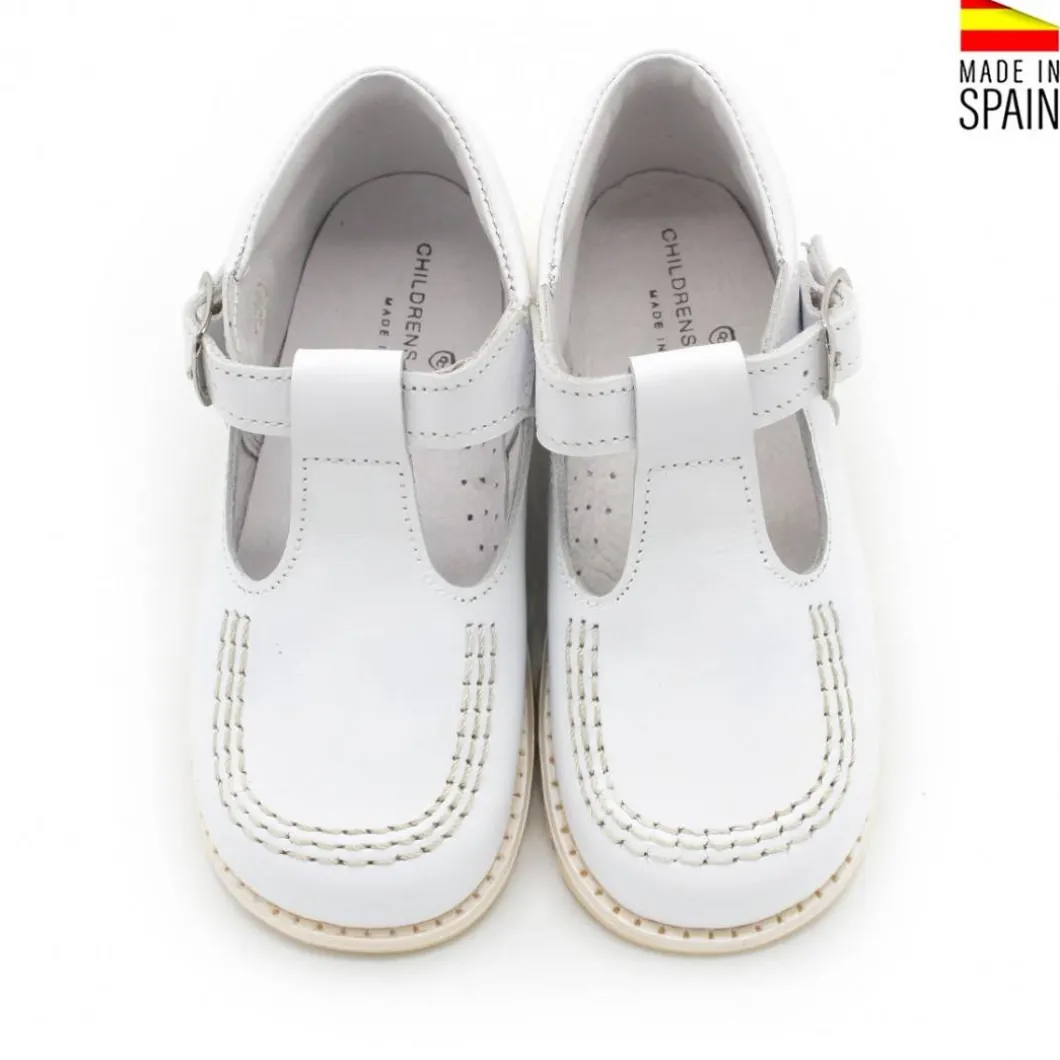Zapato blanco piel Kike