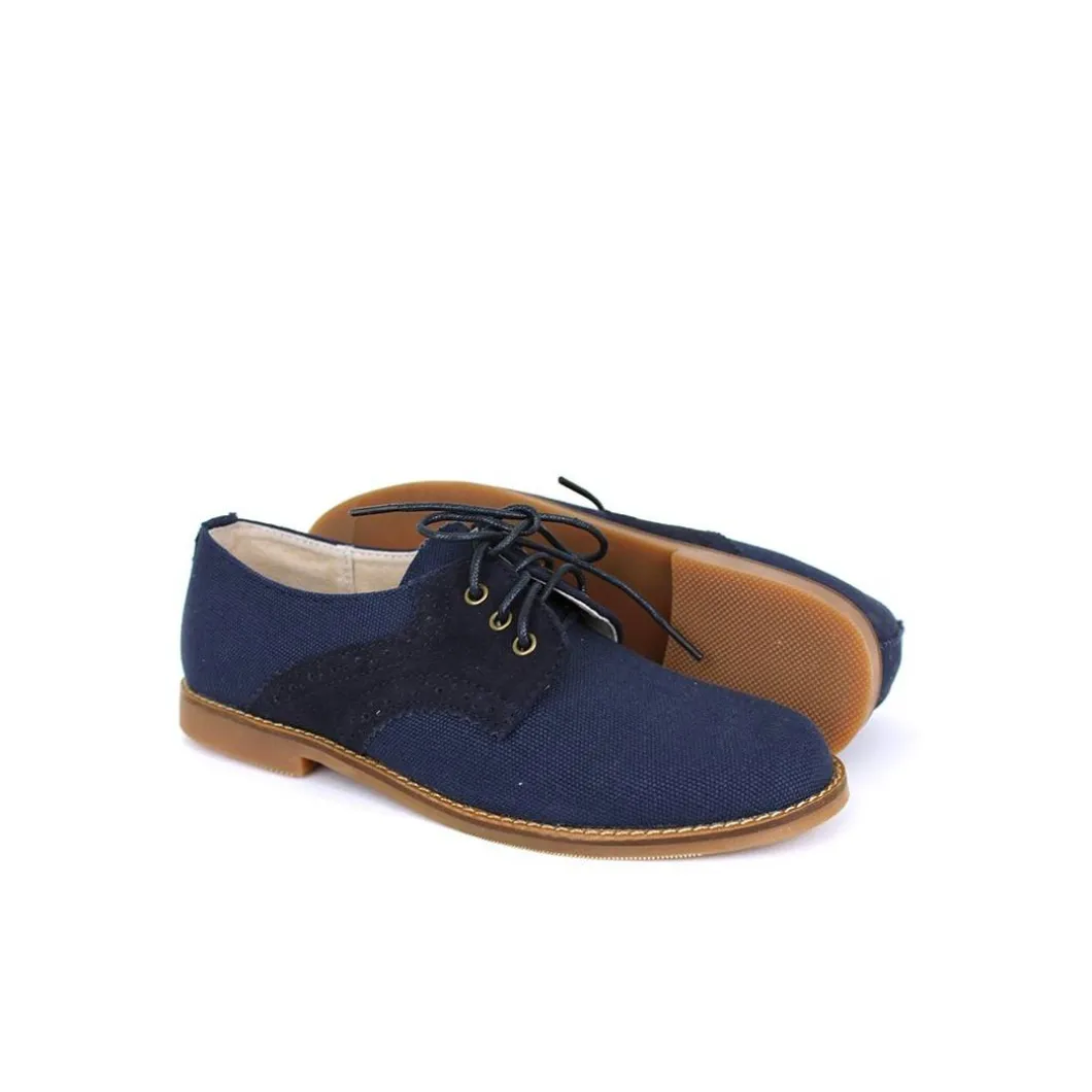 Zapato blucher azul marino comunión