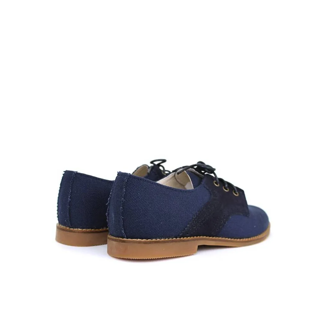 Zapato blucher azul marino comunión