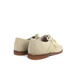 Zapato blucher beige comunión