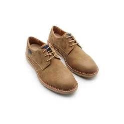 Zapato blucher casual camel